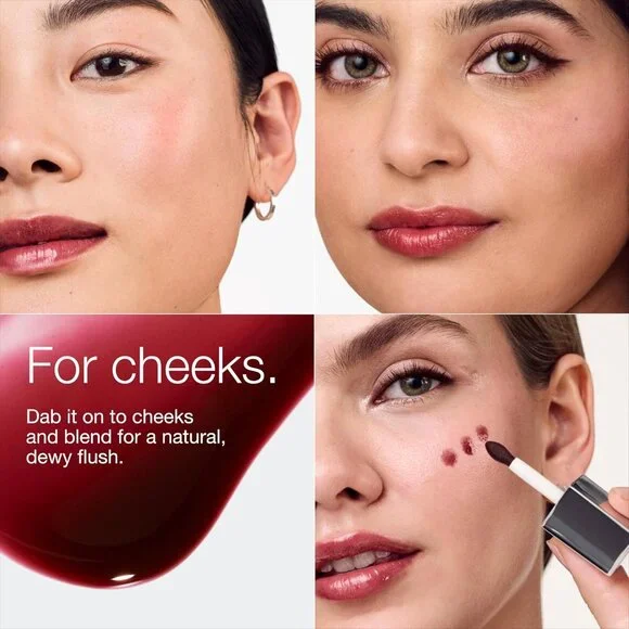 Youthful Shine Pop Lip + Cheek OilIconic Black Honey & Pink Honey
